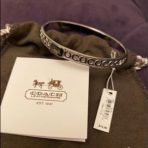 Coach Silver Toned Bangle